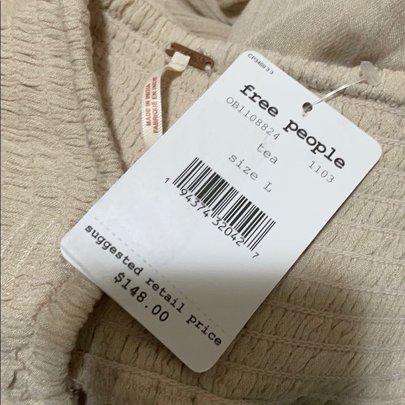 NWT Free People Lovin's Easy Lace Mix Pants - Picture 16 of 16